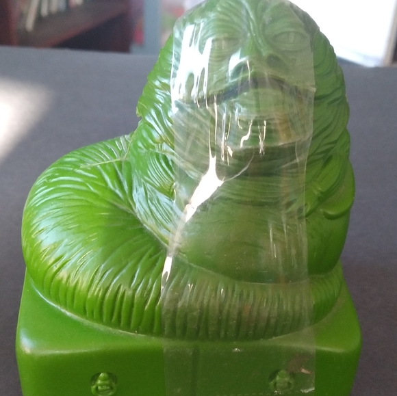 Vintage 1980s Star Wars Jabba the hutt shampoo bottle - Picture 1 of 3